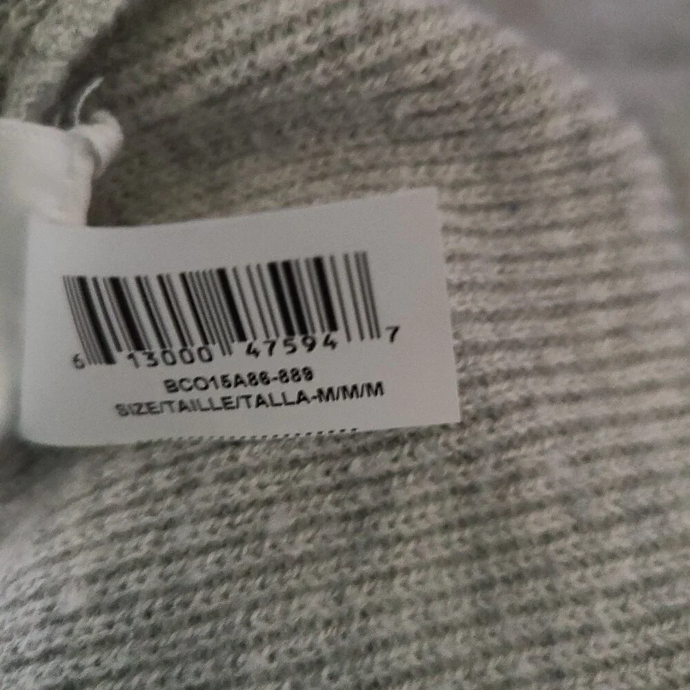 BCBG MAXAZRIA WOMENS LACE UP-CORSET- CROP SWEATER-LIGHT GRAY- SIZE MEDIUM - Picture 12 of 12